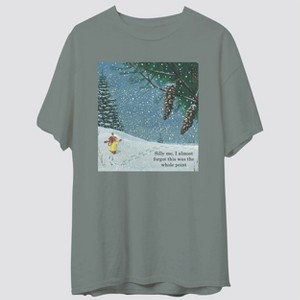 Women's Richard Scarry Bunny Short Sleeve Graphic T-Shirt - Sage Green - 1 of 3