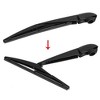 Unique Bargains Toyota Rav4 13-19 Plastic Rubber Windshield Wipers 10" Black - 2 of 4