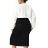 Agnes Orinda Women's Plus Size Trendy Faux Fur Warm Open Front Lightweight Cropped Shrugs - 4 of 4