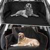 Unique Bargains Fully Enclosed Dog Car Seat Cover for Back Seat Black 1 Pc - 3 of 4