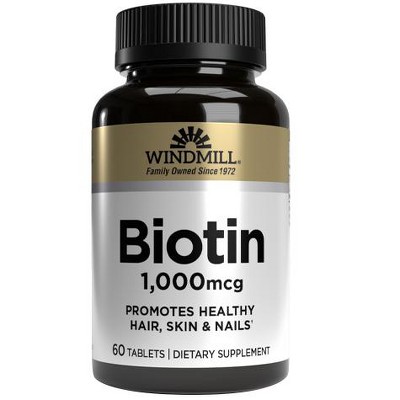 Windmill Biotin 1000 mcg - 60 Tablets