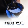 L3 Level 3 Collapsible Tint Bowl – Bleach-Resistant Mixing Bowl for Hair Coloring & Dying, Compact Black - 4 of 4