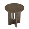 NicBex Modern Round Solid Wood Coffee Table, Contemporary Center Table for Living Room & Lounge - 3 of 4