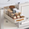 Pull Out Cabinet Organizer for Kitchen Cabinets, Stainless Steel Sliding Drawers, Peel and Stick Slide Out Pantry Shelves Organizers and Storage - 2 of 4