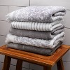 SKL Home 2pc Efrie Hand Towels : Microfiber, Machine Washable, Non-Slip Backing - 3 of 4