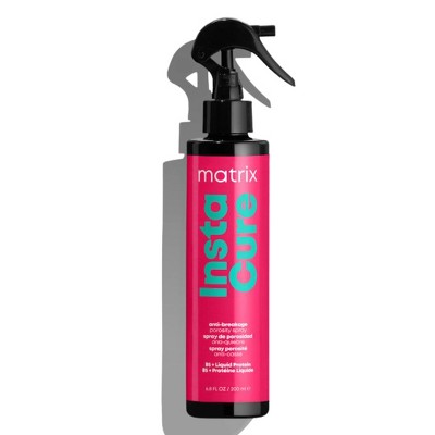 Matrix Instacure Anti-Breakage Porosity Leave-In Spray | Fills porosity and visibly reduces split ends | Easy to use spray application - (6.8 oz)