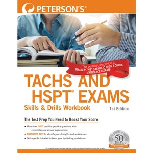 Peterson's Tachs and HSPT Exams Skills & Drills Workbook - (Paperback) - 1 of 1