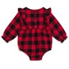 Disney Junior Baby Plaid Flannel Bodysuit Newborn to Infant - 2 of 4