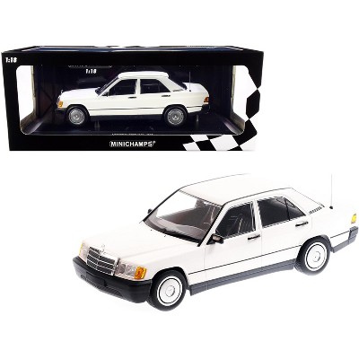 1982 Mercedes Benz 190E (W201) White Limited Edition to 702 pieces Worldwide 1/18 Diecast Model Car by Minichamps