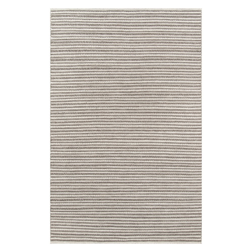 2'x3' Stripe Woven Accent Rug Natural - Momeni