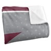 University Of Wisconsin La Crosse Logo Dots Silky 50x60 Blanket, 1 Sided - 3 of 4