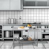 Commercial Grade Nsf Stainless Steel Top Work Table Chrome - Seville Classics: 35.5" Height, Kitchen Cart with Storage - 4 of 4