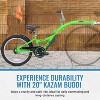KaZAM Co-Pilot Bike Trailer - 20 Inch Bike Trailer w/ Adjustable BMX Stem & Handlebar - Lightweight Aluminum Frame - Perfect for Family Rides - 2 of 4