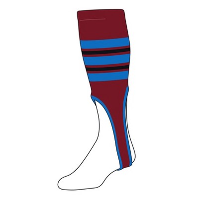 TCK Baseball Stirrups Large (300F, 9in) Sedona Red, Electric Blue, Black, OE Electric Blue