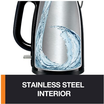 Krups 1.5L Black Cool Touch Stainless Steel Electric Kettle