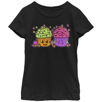 Girl's Lost Gods Halloween Cupcakes T-Shirt