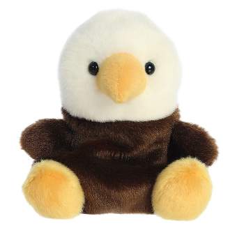 Aurora Mini Murphy Bald Eagle Palm Pals Adorable Stuffed Animal Brown 5"
