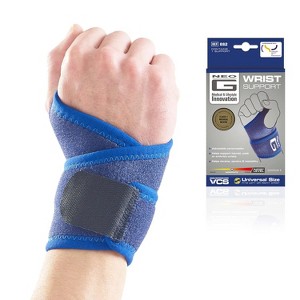 Neo G Wrist Support Universal Size Adjustable Wrist Brace for Strain Relief, Support, and Comfort with Universal Fit for All-Day Wear - 1 of 4
