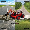 12V Kids Ride On Excavator Digger Car, Electric Vehicle with Remote Control Functional Digging Arm, 2x35W Motors, 10Ah Battery - 2 of 4