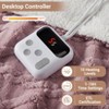 Heating Blanket, Thick Tufted Electric Blanket Throw with 6 Heating Levels and 20 Time Settings, Machine Washable - 2 of 4