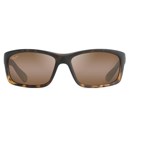Maui Jim Kanaio Coast Wrap Sunglasses - Bronze lenses with Brown frame