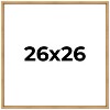 PosterPalooza | Square Classic Modern Gold Picture Frame - UV Acrylic, Foam Board Backing, Hanging Hardware - 2 of 4