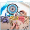 Unique Bargains Plastic Round Dream Catcher Ring Hoop 30 Pcs - 4 of 4