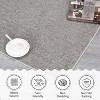 Washable Bathroom Rug,Ultra-Thin Non-Slip Modern Solid Carpet for Entrance, Kitchen & Bathroom - 4 of 4