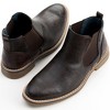 Alpine Swiss Mens Nash Chelsea Boots Snakeskin Ankle Boot Genuine Leather Lined - 4 of 4