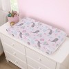 NoJo Sugar Reef Mermaid Pink, Aqua, Gray Super Soft Contoured Changing Pad Cover - 2 of 4