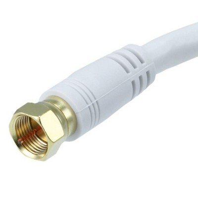 Monoprice 104057 3-FEET RG6 75OHM Quad Shield CL2 Coaxial Cable