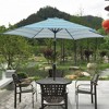 Mirexion 9 ft Outdoor Patio Sunbrella Umbrella Stripe Market Table Umbrella - 4 of 4