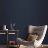 Midnight Navy Blue Plain Paste the Wall Wallpaper - 2 of 4