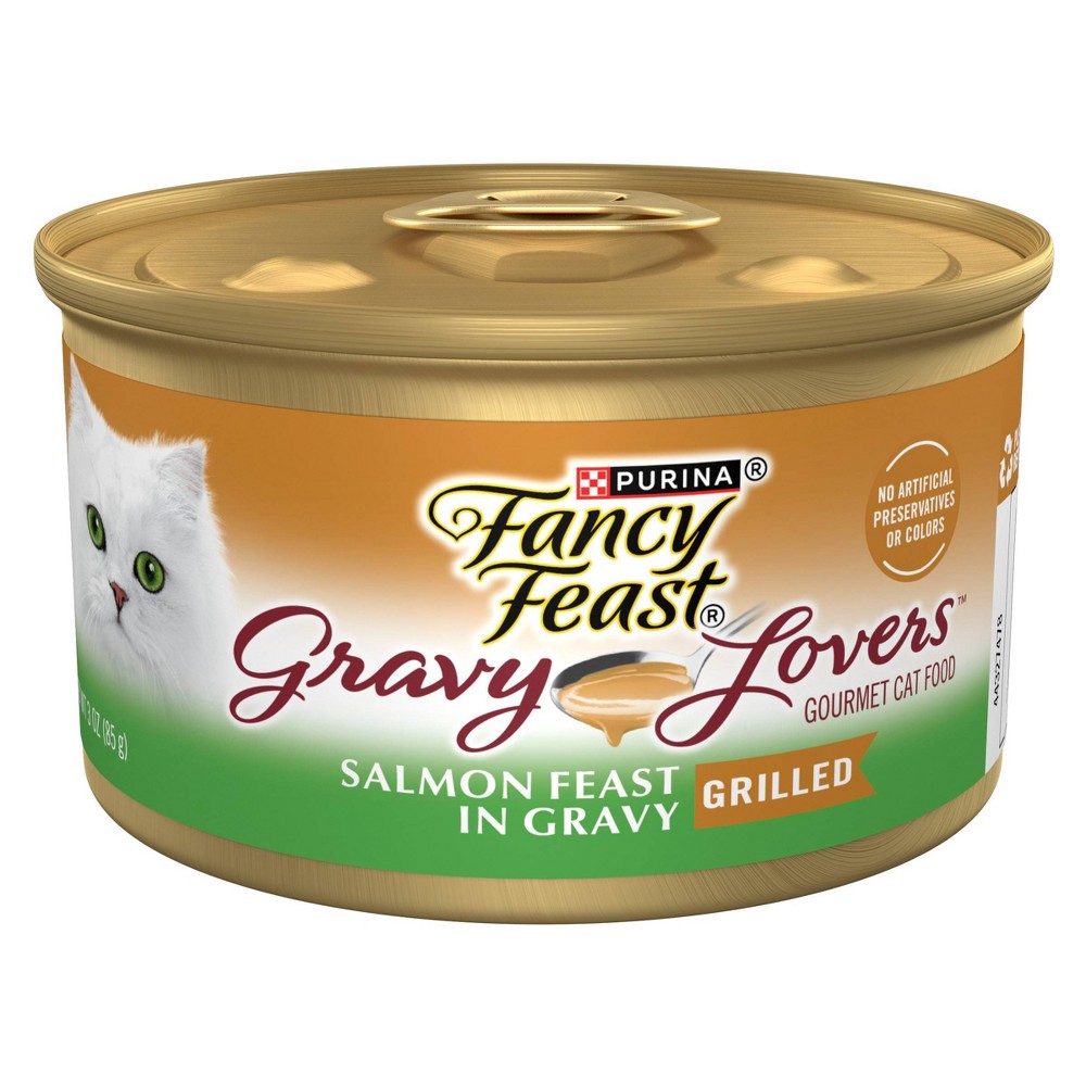 UPC 050000578412 product image for Purina Fancy Feast Gravy Lovers Gourmet Wet Cat Food Salmon Feast In Fish Flavor | upcitemdb.com