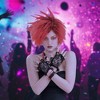 Forum Novelties 80's Punk Rock - Black Lace Fingerless Costume Gloves - 3 of 3