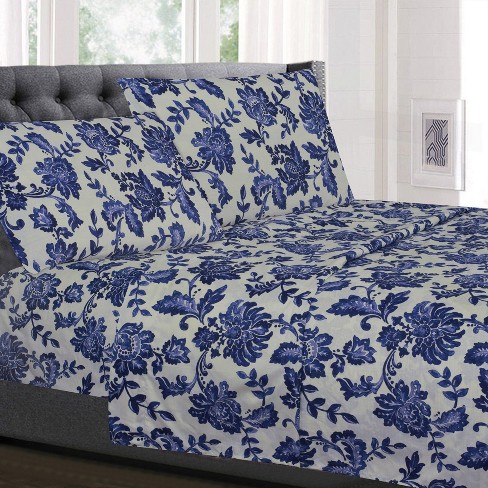Supreme Print Bedding Set - Duvet, Bedspread With 4 Pillowcases
