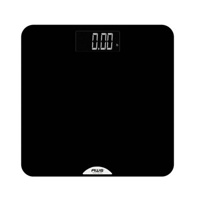 American Weigh Scales Achiever Series High Precision Digital Body Mass  Index Bathroom Body Weight Scale 400LB Capacity - White