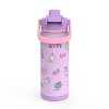 Zak Designs Antimicrobial 20oz Stainless Steel Double Wall Vacuum Beacon Bottle - 4 of 4