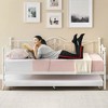 Whizmax Twin Daybed with Trundle Bed,Metal Twin Day Bed Twin Size with Steel Slat Support, Sofa Bed for Living Room and Guest Room - 3 of 4
