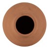 Natural Terracotta & Rattan Bud Vase for Dried Flowers, Table Decor - 3 of 4