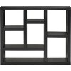 7 Cube Shelf Bookcase Wooden 3 Tier Floor Standing Low Storage Cabinet Display Shelves for Home Library and Office, 7-Cube Low Lattice Bookshelf - 4 of 4