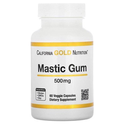 California Gold Nutrition Mastic Gum, 500 mg, 60 Veggie Capsules