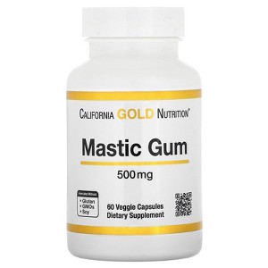 California Gold Nutrition Mastic Gum, 500 mg, 60 Veggie Capsules - 1 of 3