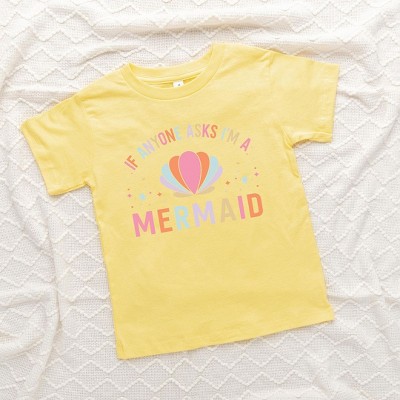 The Juniper Shop I'm A Mermaid Toddler Short Sleeve Tee