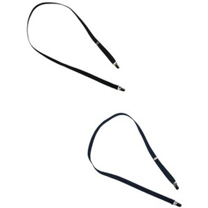 CTM Kids' Elastic 1/2 Inch One Piece Adjustable Mitten Clips (2 Pack) - 1 of 1