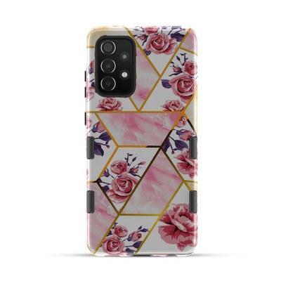 MyBat Pro TUFF Subs Series Case Compatible With Samsung Galaxy A52 5G - Rose Marble