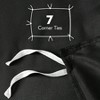 Queen Size Duvet Cover Set - 3 Piece with Zipper, 90x90 Comforter 2x20x26 Shams, Black - 4 of 4