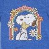 Boys' - Peanuts - Retro Flower Rainbow Short Sleeve Graphic T-Shirt - 2 of 4