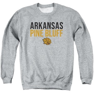 University of Arkansas at Pine Bluff Official Stacked Adult Crewneck Sweatshirt - 1 of 4