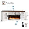 Gymojoy 71" Electric Fireplace TV Stand, Entertainment Center with LED Lights,Remote Control - 2 of 4